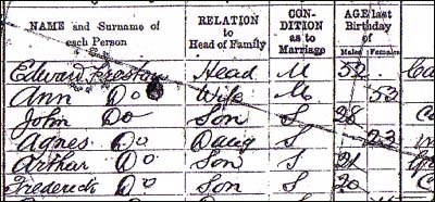 Edward Freston in 1891 census: head of family aged 52, carter & contractor, born Mendham, Norfolk